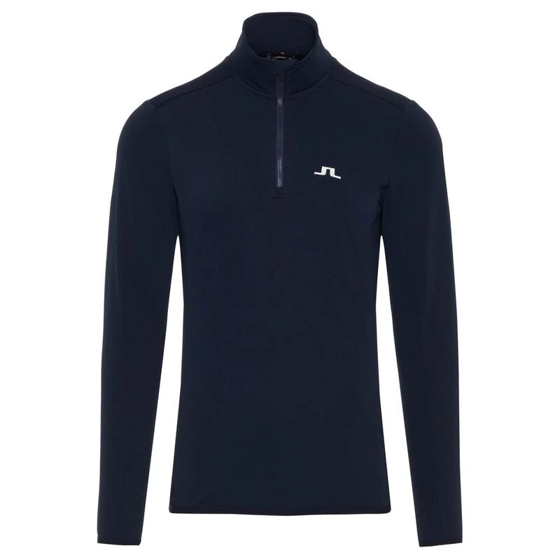 J Lindeberg Mens Kimball Half Zip Fieldsensor Sweater JL Navy Spor
