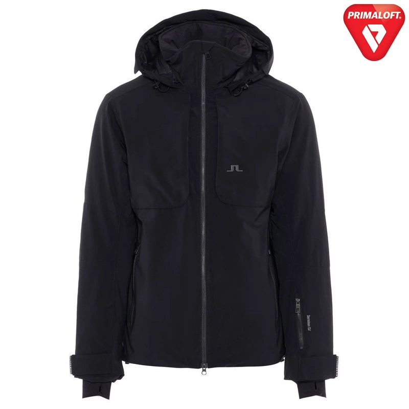 J Lindeberg Mens Watson Dermizax EV Jacket Black Sportpursuit