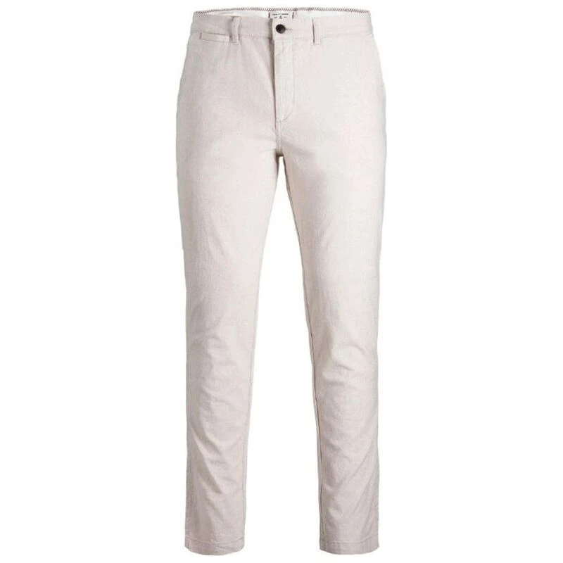 Jack & Jones Jprriviera Linen Trouser Slim Fit Sn Suit Pants for Men,  Petrified Oak - Slim Fit, 40 : Amazon.co.uk: Fashion