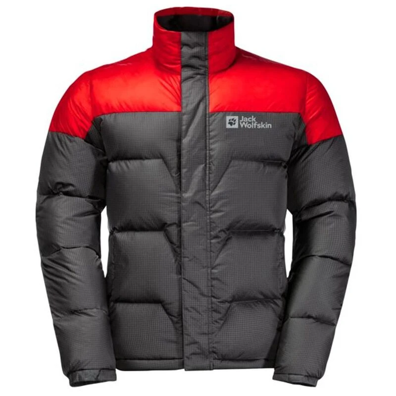 Jack Wolfskin Mens DNA Tundra XT Down Jacket Adrenaline Red Sportp