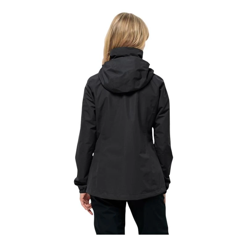 Jack Wolfskin Womens Stormy Point 2L Jacket Black Sportpursuit