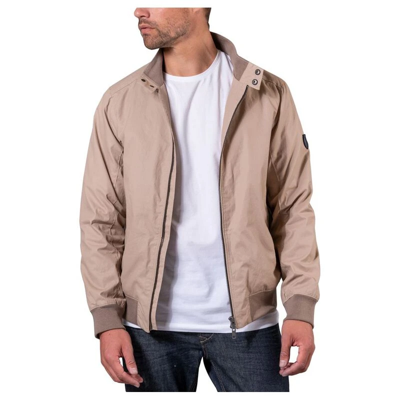 Jofama Mens Mark Canvas Bomber Jacket Beige Sportpursuit