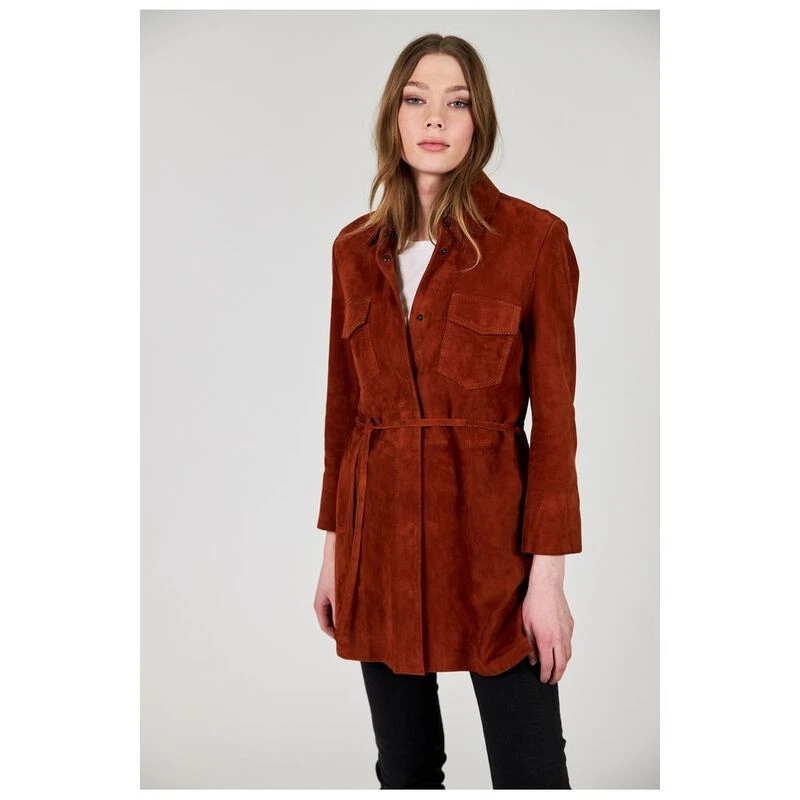 Suede clearance shirt dress