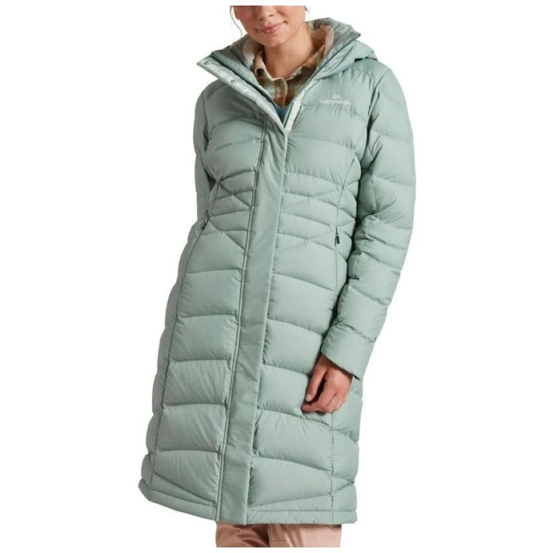 Kathmandu Womens Winterburn Longline V2 Jacket Gum Tree Sportpursu