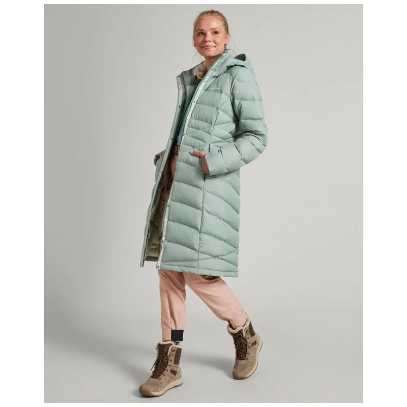 Kathmandu Womens Winterburn Longline V2 Jacket Gum Tree Sportpursu