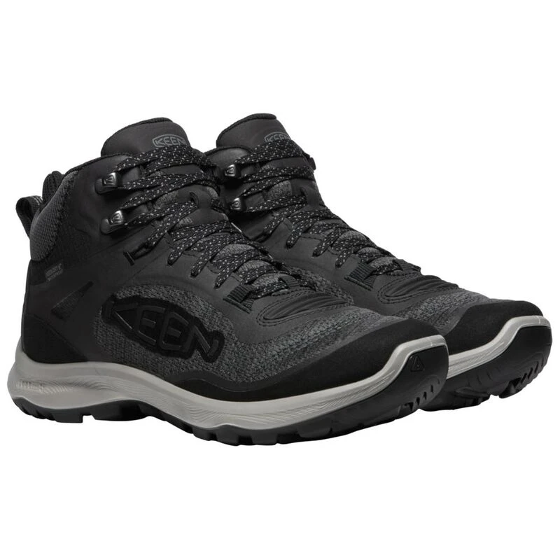 Keen Womens Terradora Flex Mid Waterproof Hiking Boots Black Steel Gr