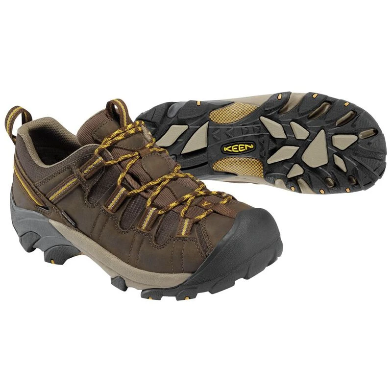 Keen Mens Targhee II WP Waterproof Hiking Shoes Cascade Brown Golden