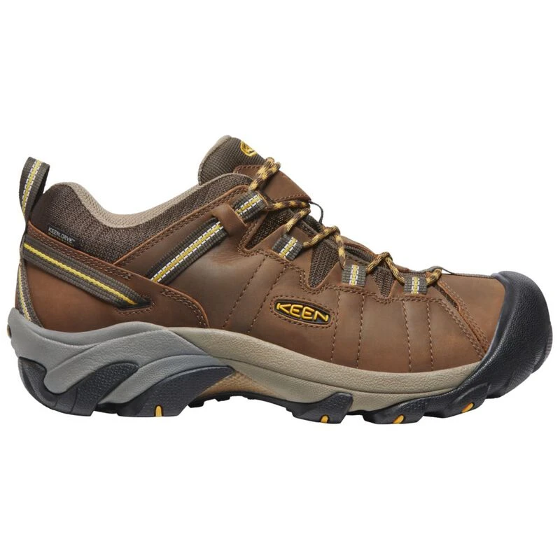 Keen Mens Targhee II Mid Wide WP Waterproof Hiking Shoes (Cascade Brow