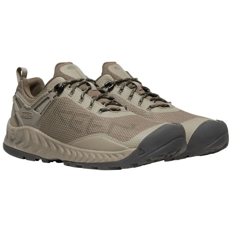 Keen Mens Nxis Evo WP Hiking Shoes (Brindle/Canteen) | Sportpursuit.co