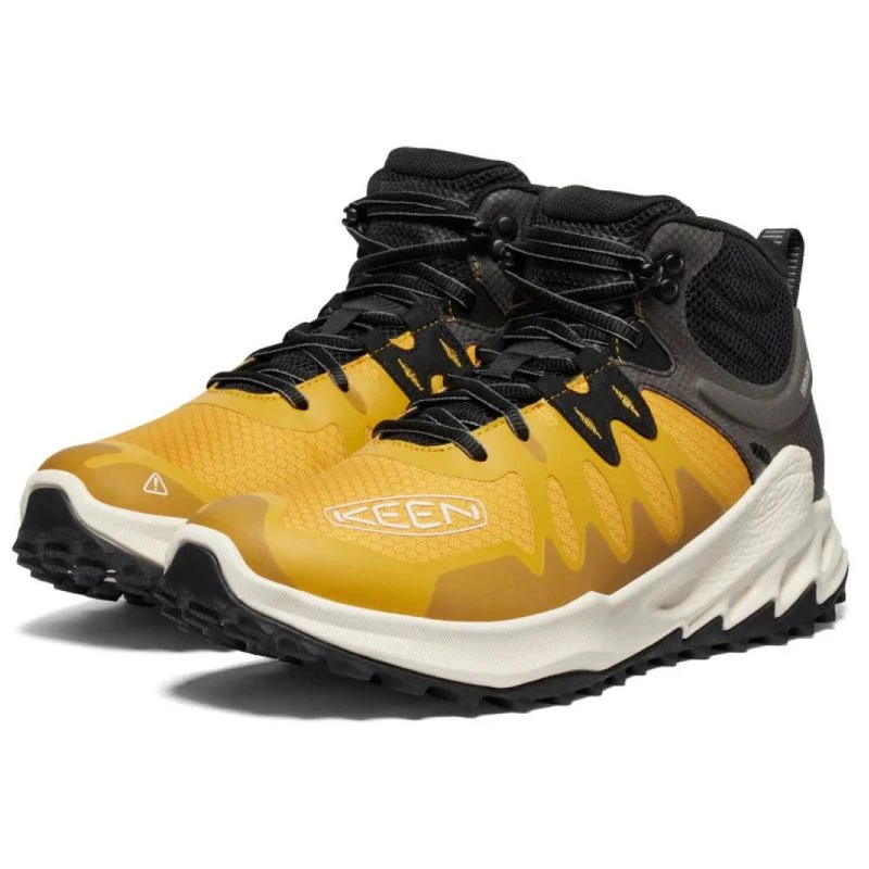 Keen Mens Zionic Mid WP Hiking Boots Golden Yellow Birch Sportpurs