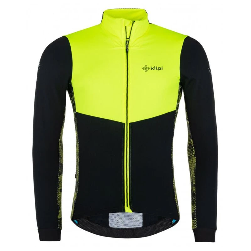 Kilpi Mens Moveto Long Sleeve Cycling Jersey (Yellow) Sportpursuit.c