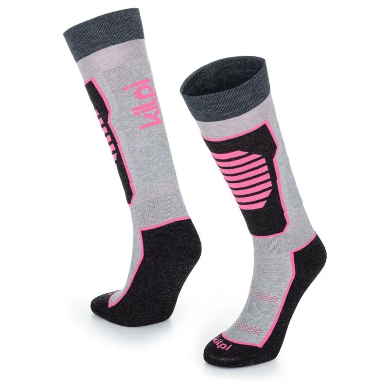 Kilpi Kids Anxo Ski Socks (Pink) | Sportpursuit.com