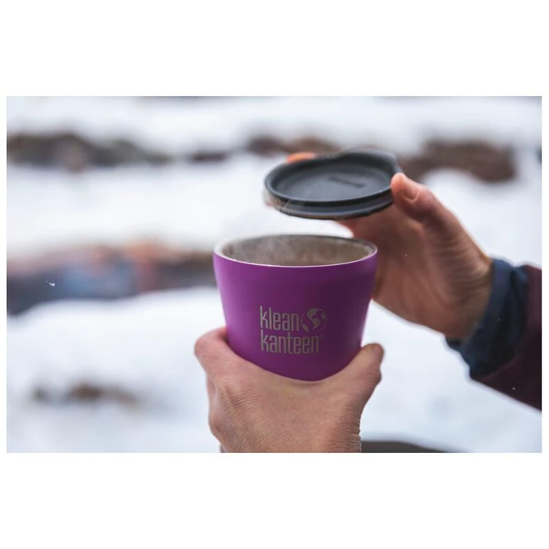 Klean Kanteen Vacuum Insulated 237ml Water Bottle (Purple) Sportpurs