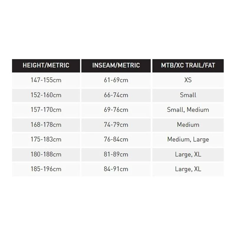 Kona frame size guide online