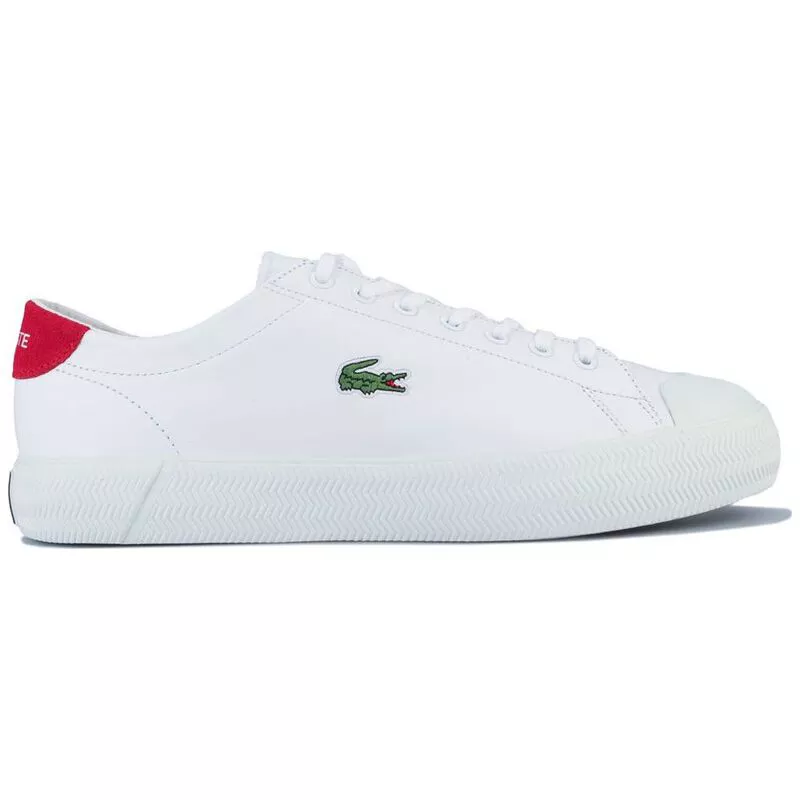 kage Nøgle Luftfart Lacoste Mens Gripshot Shoes (White/Red) | Sportpursuit.com