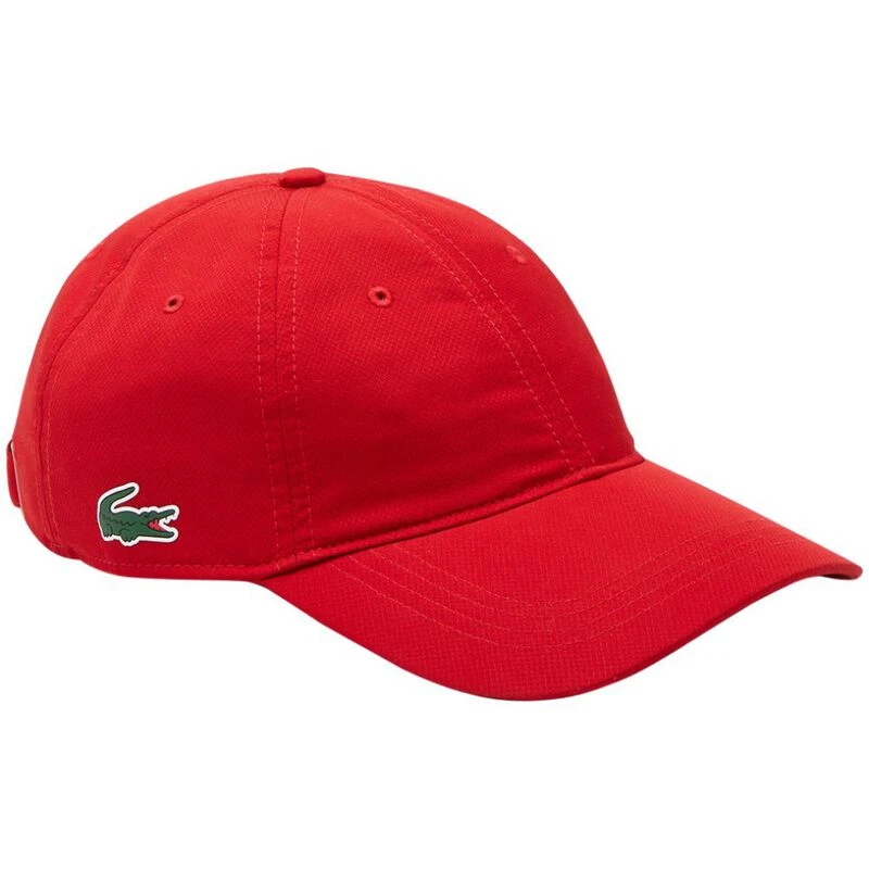 Lacoste Mens Logo Cap Red Sportpursuit
