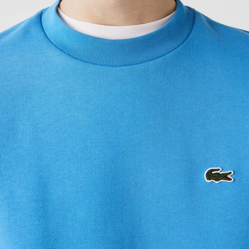 Lacoste Mens Crew Neck Pullover Argentine Blue Sportpursuit