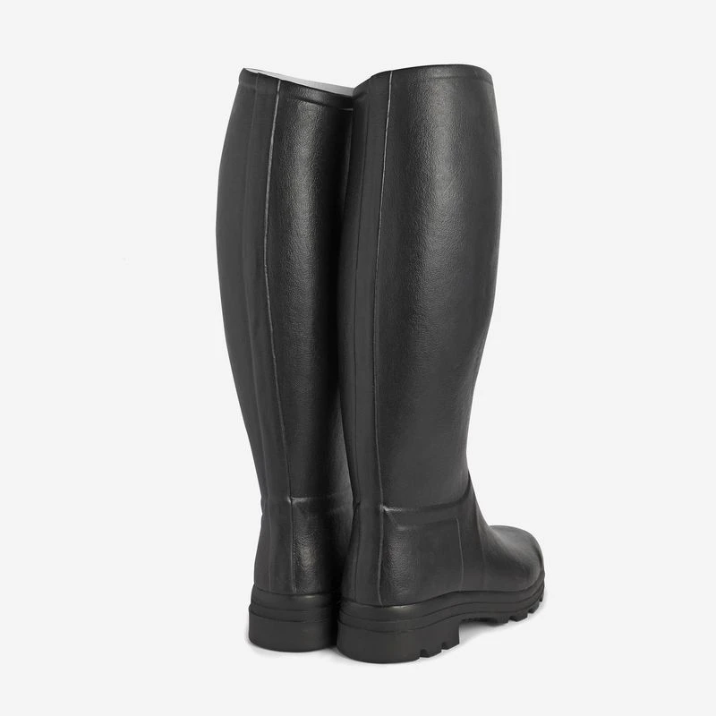 Le Chameau Womens Saint Hubert Leather Lined Rubber Boots 38 Calf B