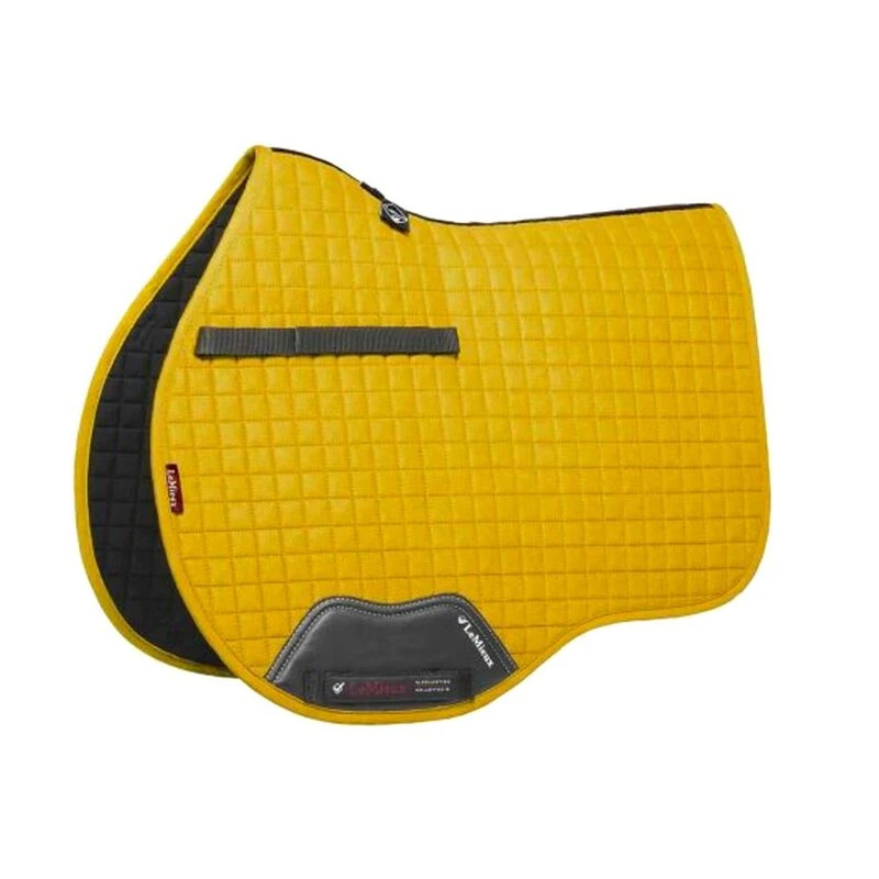 Lemieux Suede GP Square Saddle Pad (Yellow)