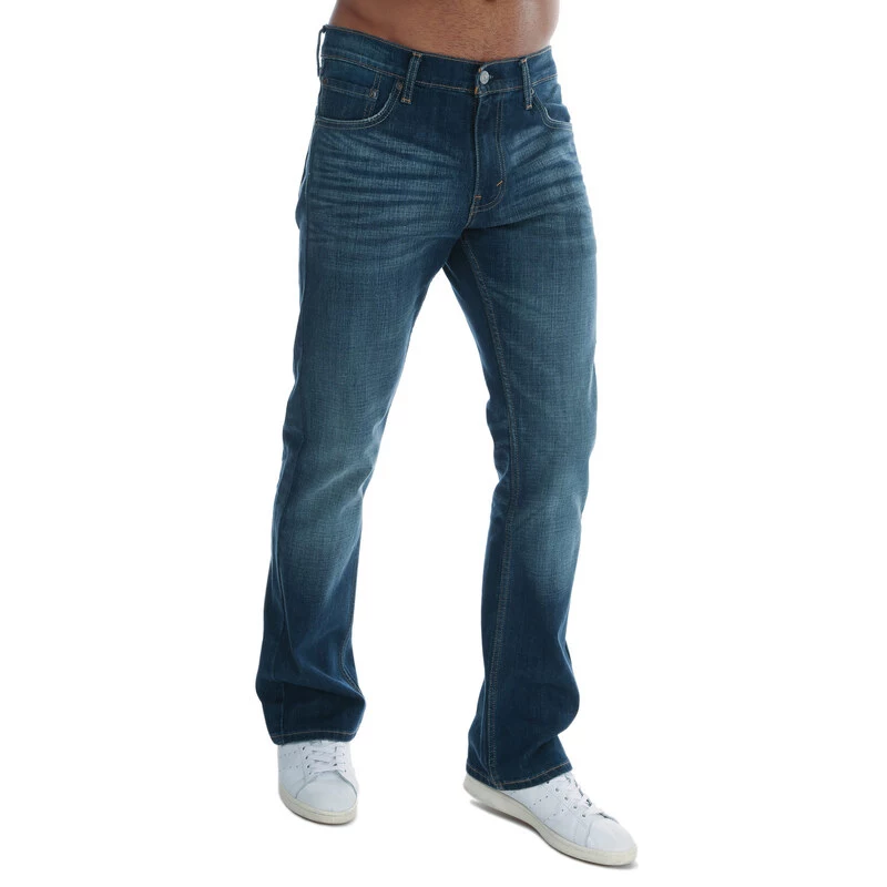 Levi's Mens 527 Wave Allusions Slim Boot Cut Jeans (Denim) | Sportpurs
