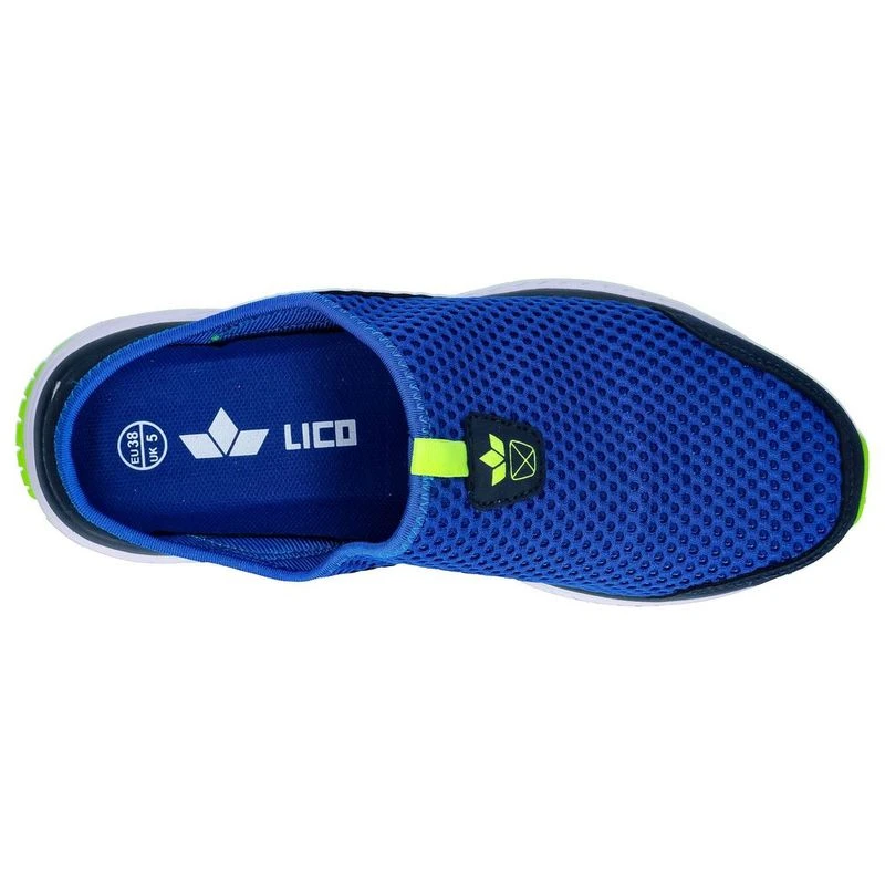 Lico Sun Sabot Sandals Blue Navy Lemon Sportpursuit