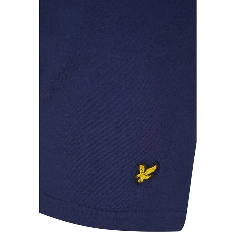 Lyle & Scott Mens Corey Lounge Vest and Short Set (Bright White/Peaco