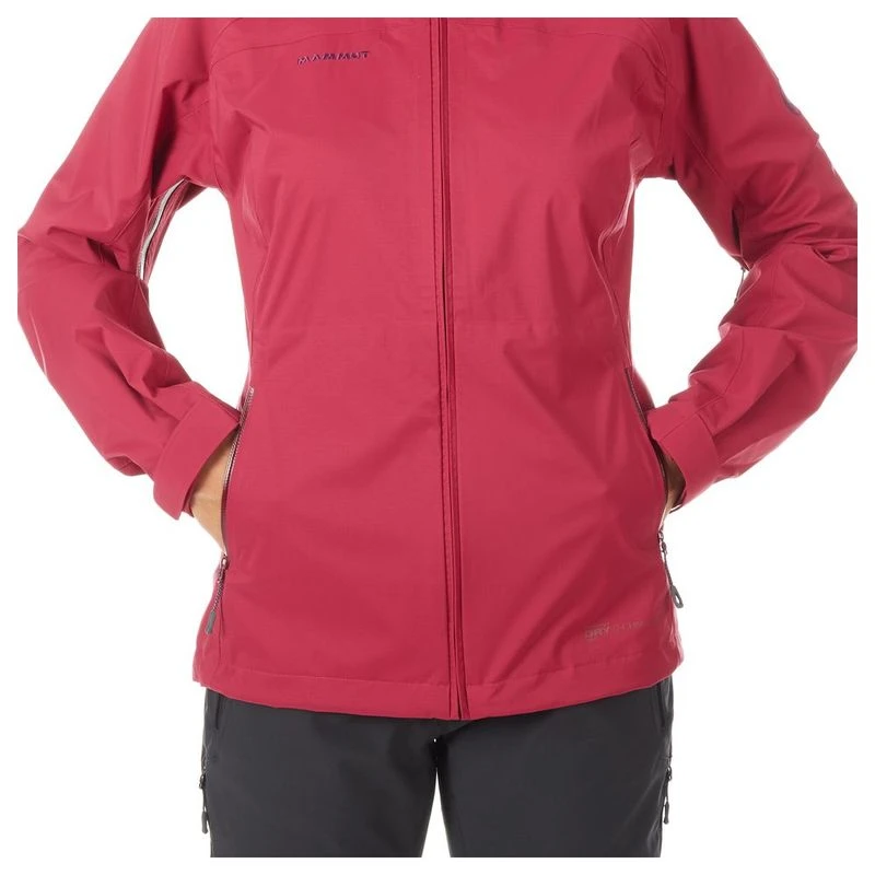 Mammut Womens Keiko Hardshell Hooded Jacket Beet Sportpursuit