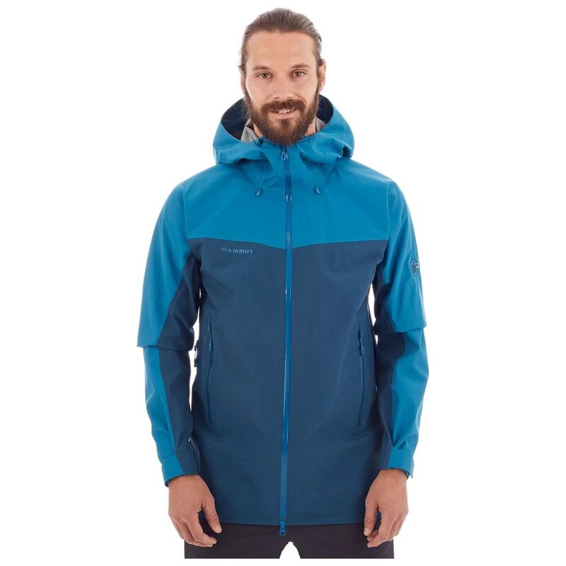 Mammut Mens Crater GTX HS Hooded Jacket (Wing Teal Sapphire) | Sportpu