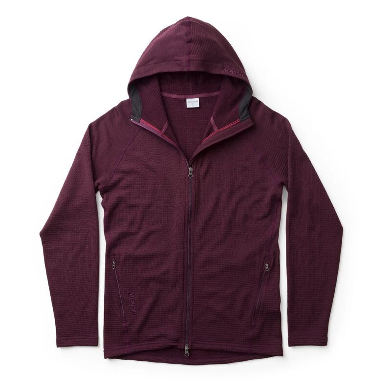 Houdini Mens Wooler Houdi Merino Hoodie (Raspberry Rush Red) | Sportpu