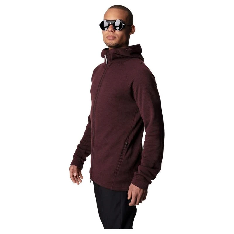 Houdini Mens Wooler Houdi Merino Hoodie (Raspberry Rush Red) | Sportpu