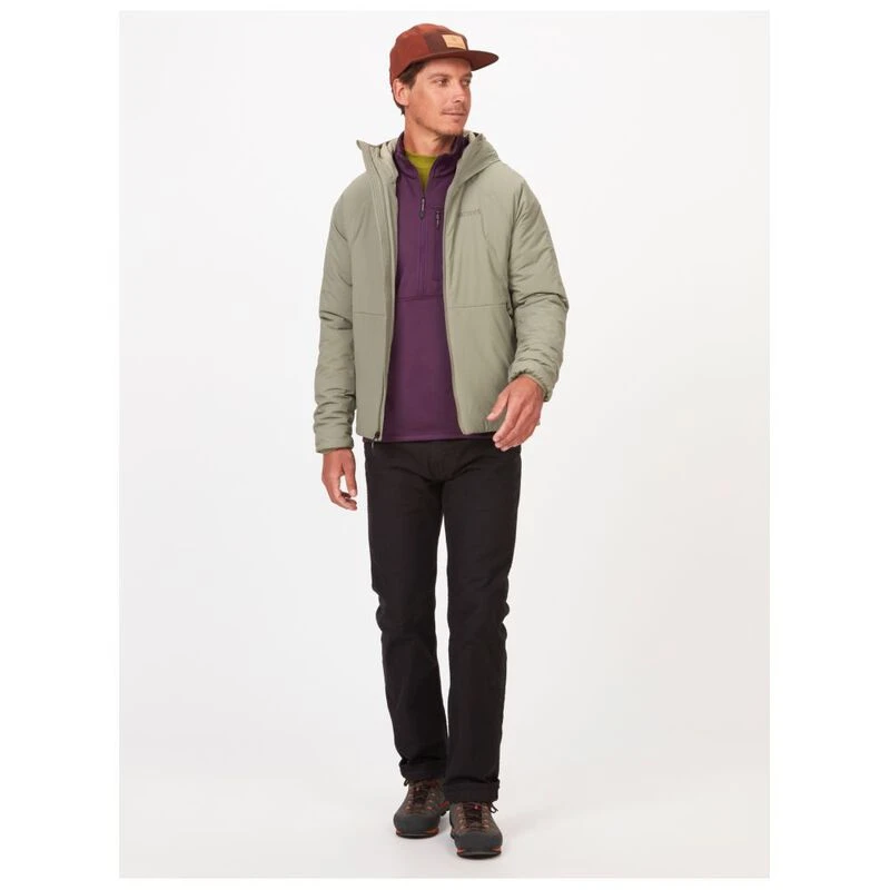 Marmot Mens Novus Hooded Jacket Vetiver Sportpursuit
