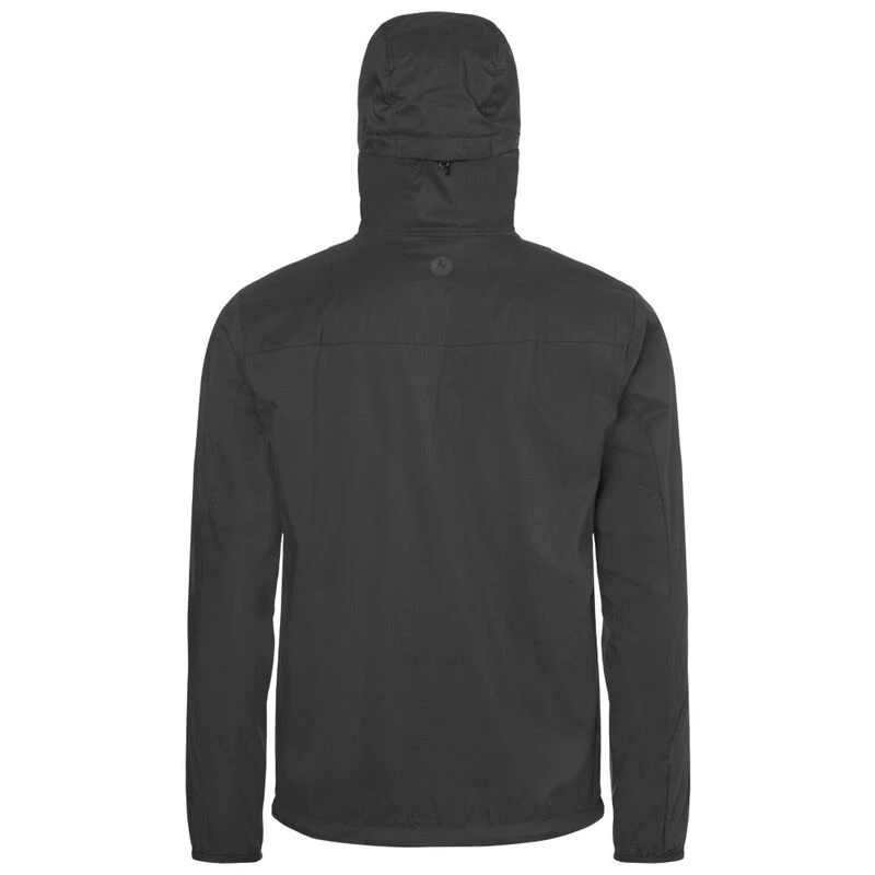 Marmot Mens Ether Driclime Hooded Jacket (Black) | Sportpursuit.com
