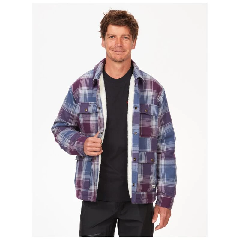 Marmot Ridgefield Sherpa Lined Heren Overhemd Paars privatesportsh