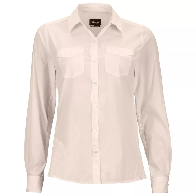 Marmot Womens Annika Shirt Mandarin Mist Sportpursuit
