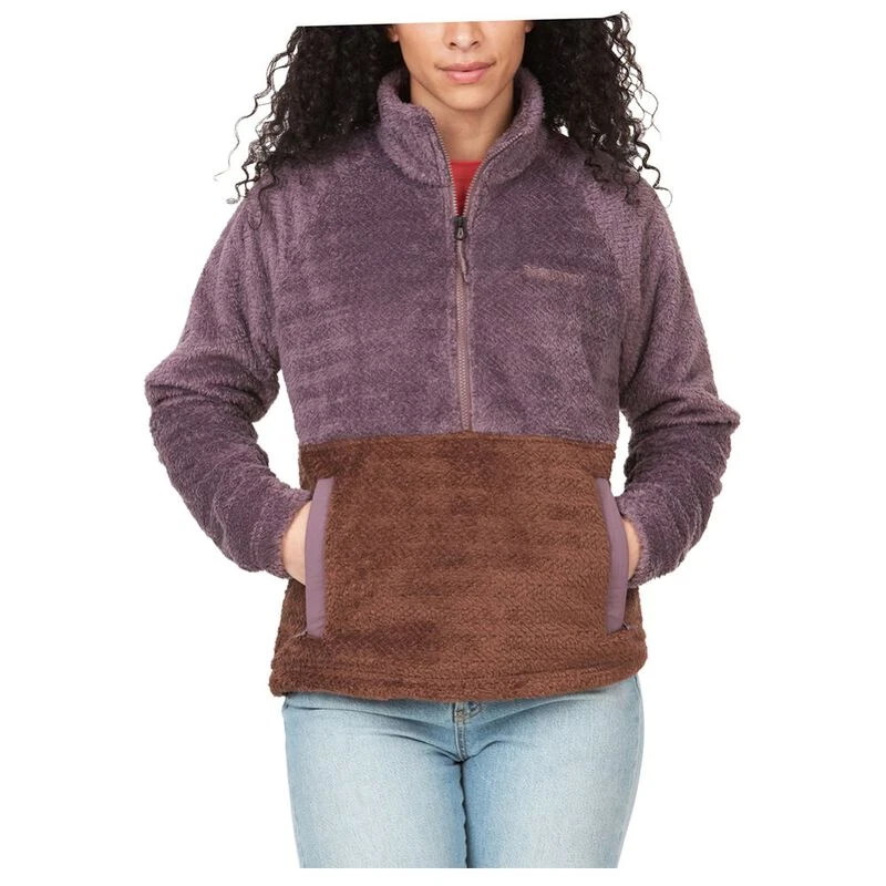 Marmot Womens Homestead 1 2 Zip Pullover Hazy Purple Pinecone Spor