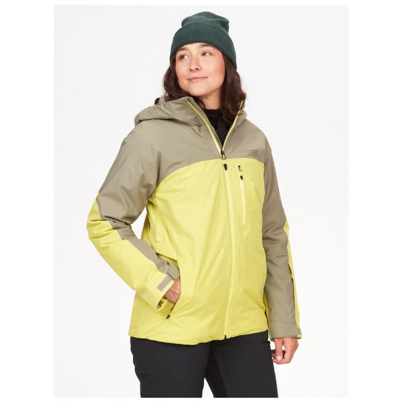 Marmot Womens Lightray GTX Jacket (Vetiver/Limelight) | Sportpursuit.c