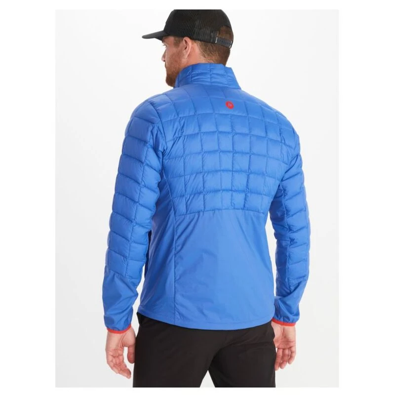 Marmot Mens Echo Featherless Hybrid Jacket Trail Blue Sportpursuit