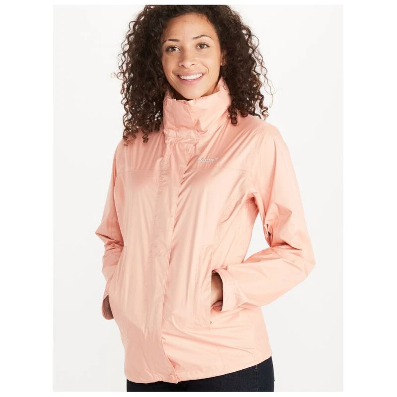 Marmot Womens PreCip Eco Jacket Pink Lemonade Sportpursuit