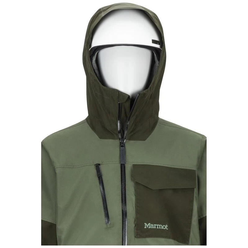 Marmot Mens Carson Ski Jacket Crocodile Rosin Green Sportpursuit.c