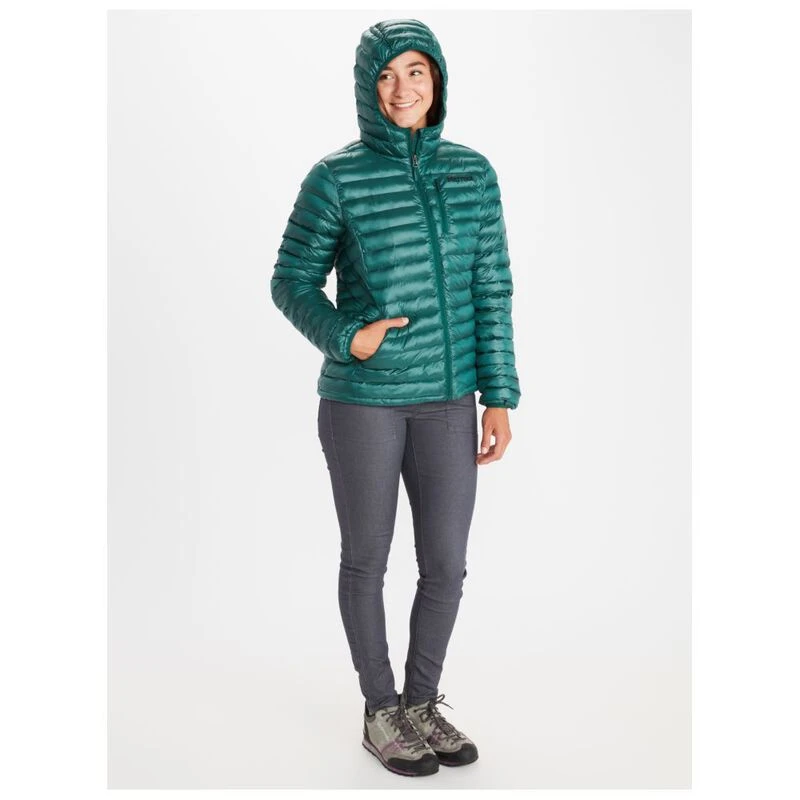 Marmot Womens Avant Featherless Hooded Jacket Botanical Garden Spo