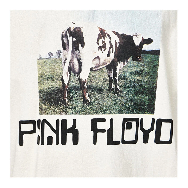 Pink Floyd Cow Album Cover T Shirt White Sportpursuit