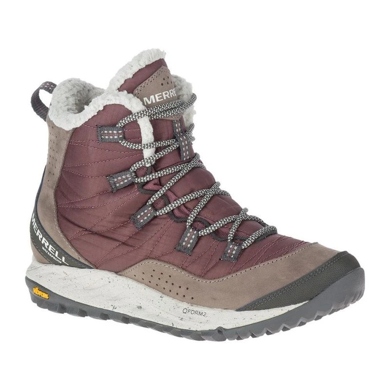 Merrell Womens Antora Sneaker Boot WP Snow Boots Brown Sportpursui
