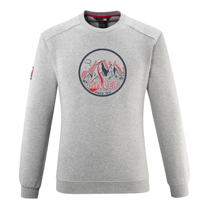 Millet Pull Heritage Jorasses Homme Gris privatesportshop