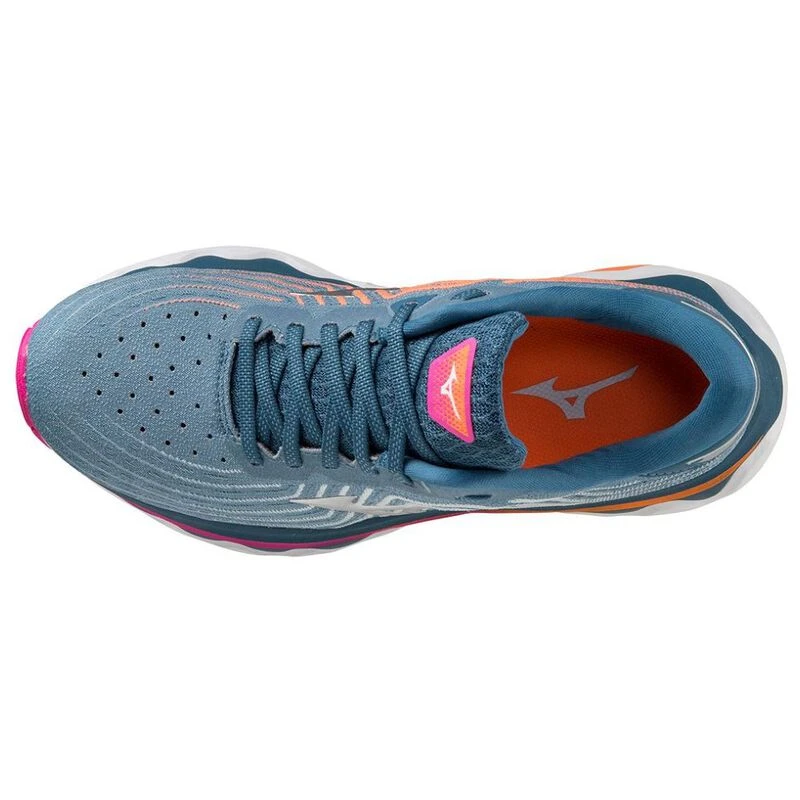 Mizuno Womens Wave Horizon 6 Running Shoes (Blue Ashes/Silve) | Sportp