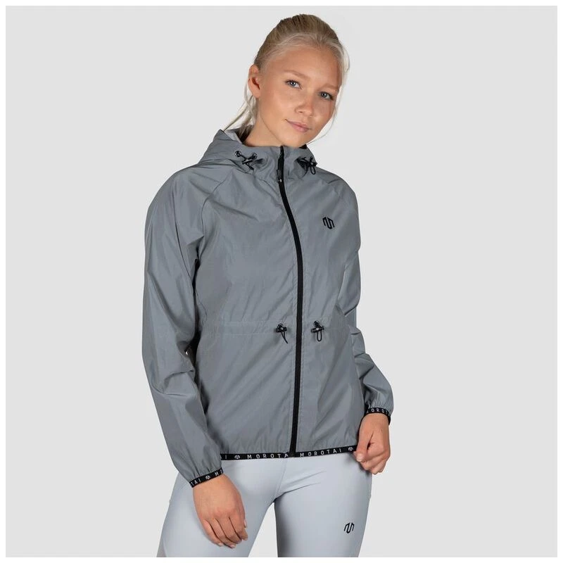 Morotai Womens NAKA Reflective Windbreaker Jacket Reflective Sport