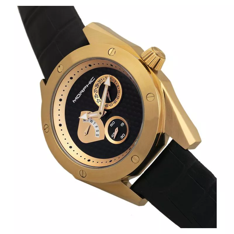 Morphic M46 Series Watch Black Gold Gold Sportpursuit