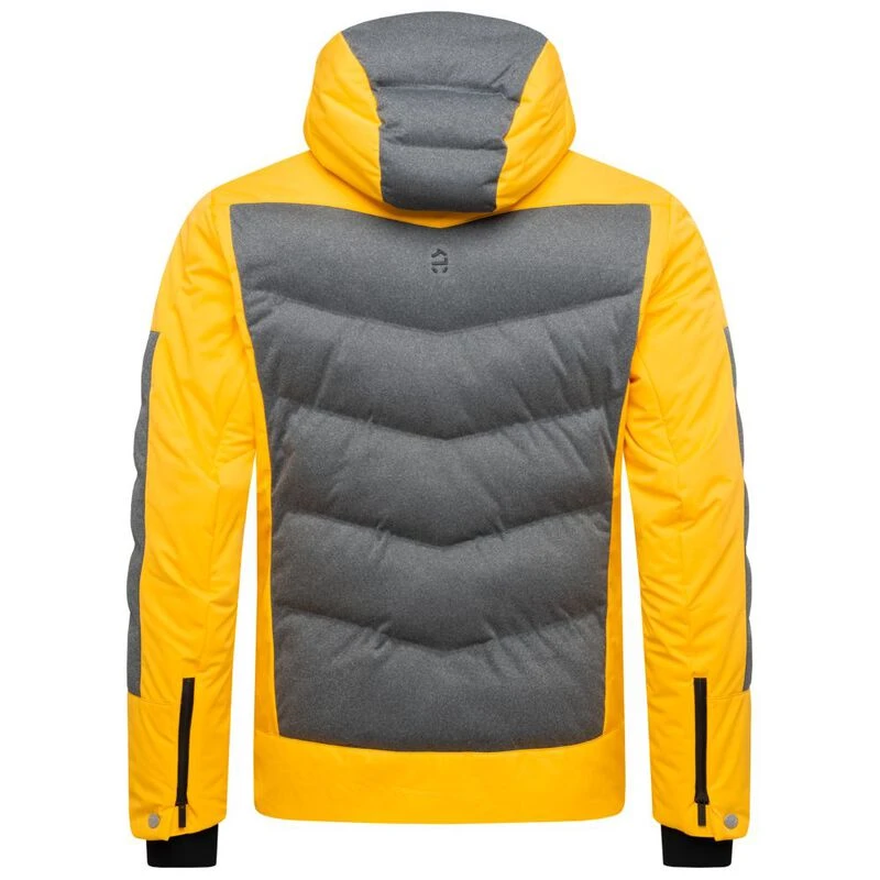 Mountain Force Mens Yuri Jacket Lemon Black Melange Sportpursuit.c