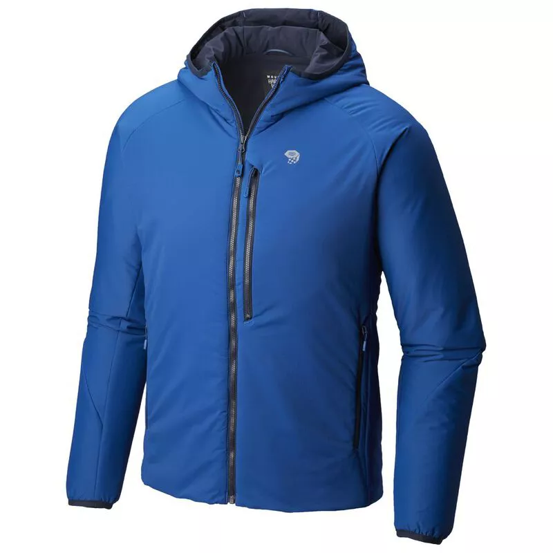 Mountain Hardwear Mens Kor Strata Hoodie Nightfall Blue Sportpursu