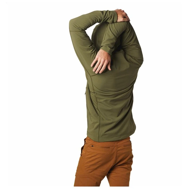 Mountain Hardwear Mens Keele Hooded Jacket Dark Army Sportpursuit