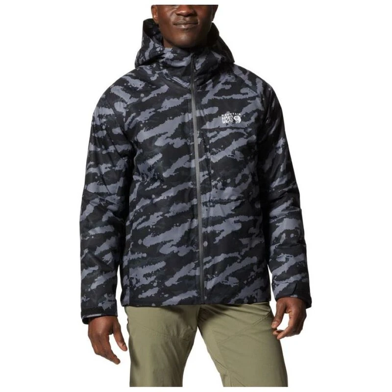 Mountain Hardwear Mens Stretch Ozonic Insulated Jacket Black Paintstr